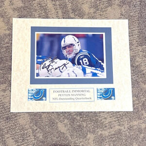 - Peyton Manning Hall of Fame legend signed photo colts Denver broncos